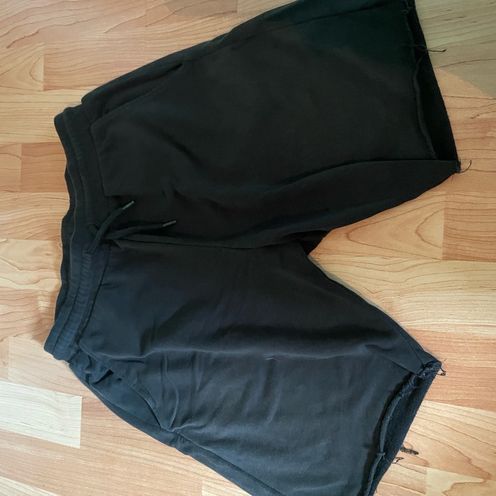 Black Athletic Shorts with Relaxed Fit